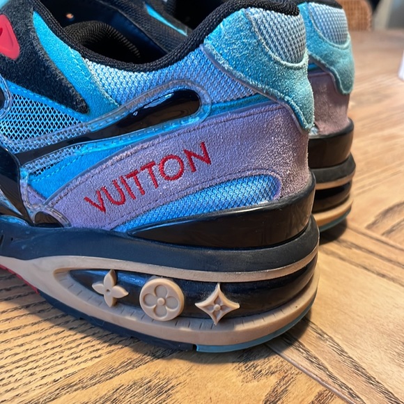 Louis Vuitton X Virgil Abloh Trail Sneakers in Violet - Picture 5 of 9